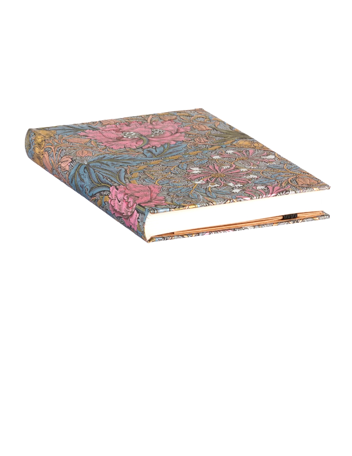 Morris Pink Honeysuckle, William Morris, Mini, Address Book, Elastic Band Closure, 128 Pg, 120 GSM