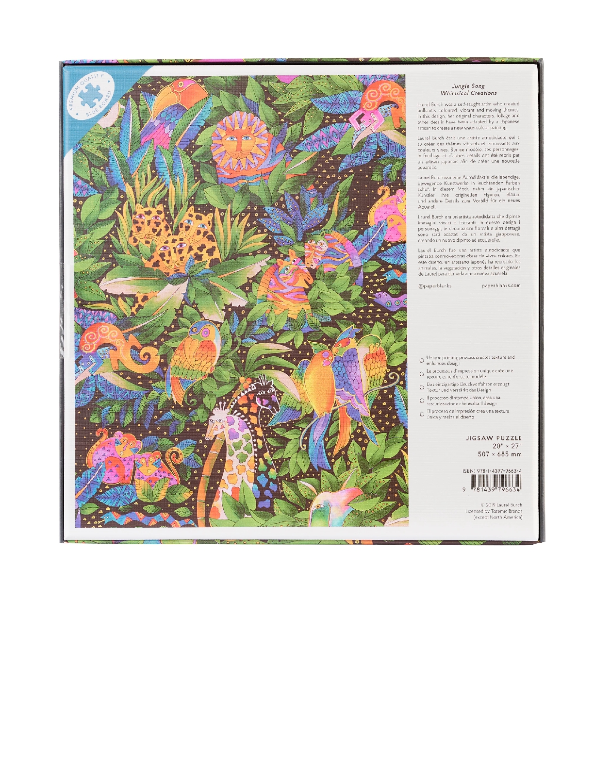 Jungle Song 1000 Piece Jigsaw Puzzle, Laurel Burch Collection by Paperblanks (Whimsical Creations)
