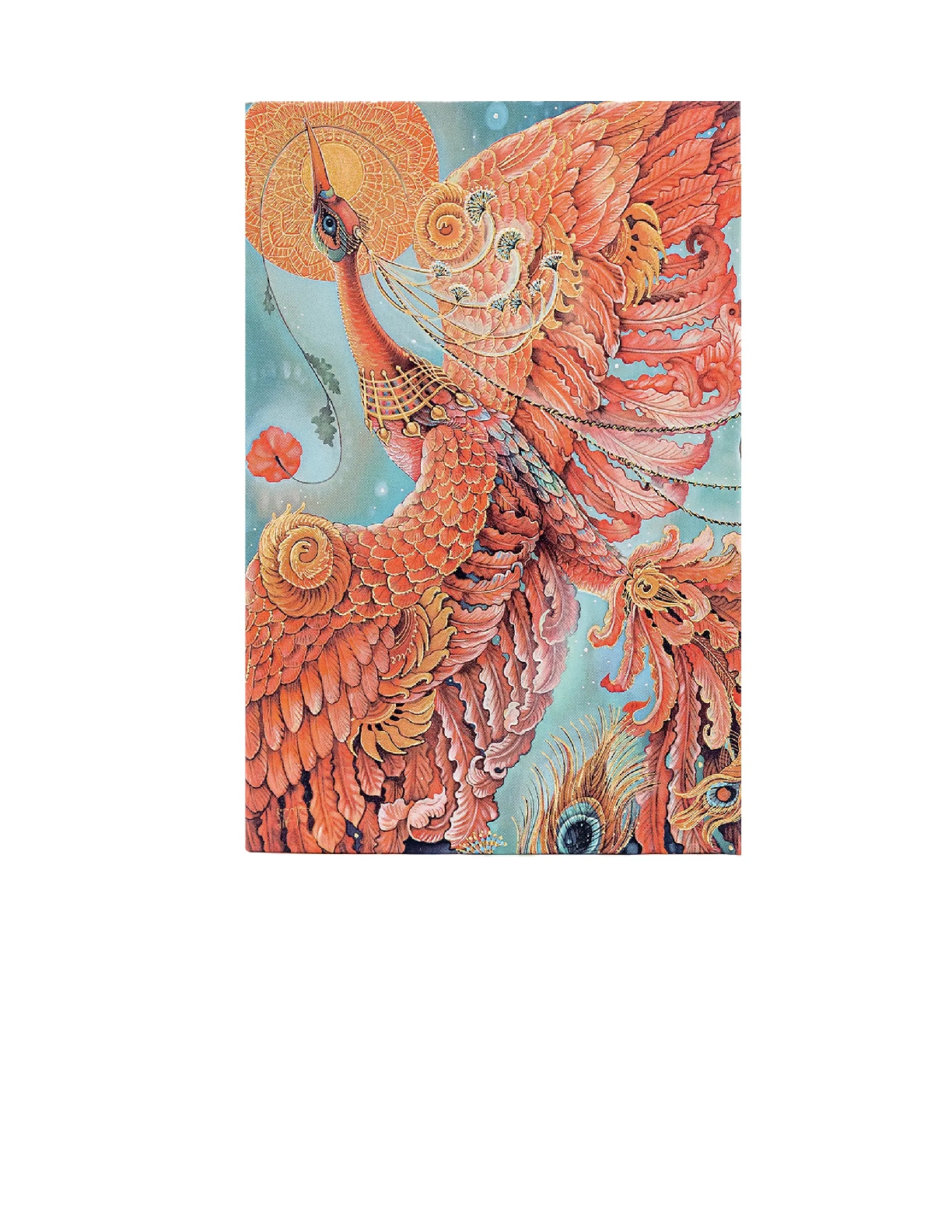 Firebird, Birds of Happiness, Hardcover Journals, Midi, Lined, Elastic Band, 144 Pg, 120 GSM