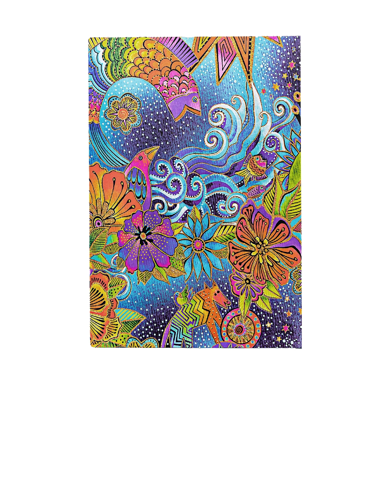 Celestial Magic, Whimsical Creations, Hardcover Journals, Midi, Lined, Wrap, 144 Pg, 120 GSM