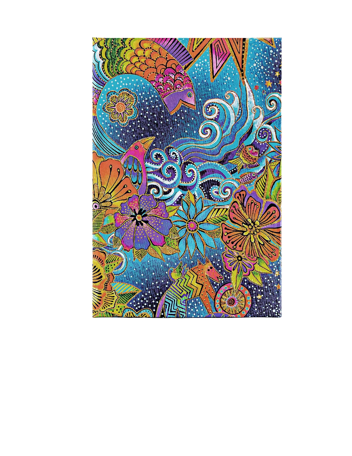 Celestial Magic, Whimsical Creations, Hardcover Journals, Mini, Lined, Wrap, 176 Pg, 85 GSM