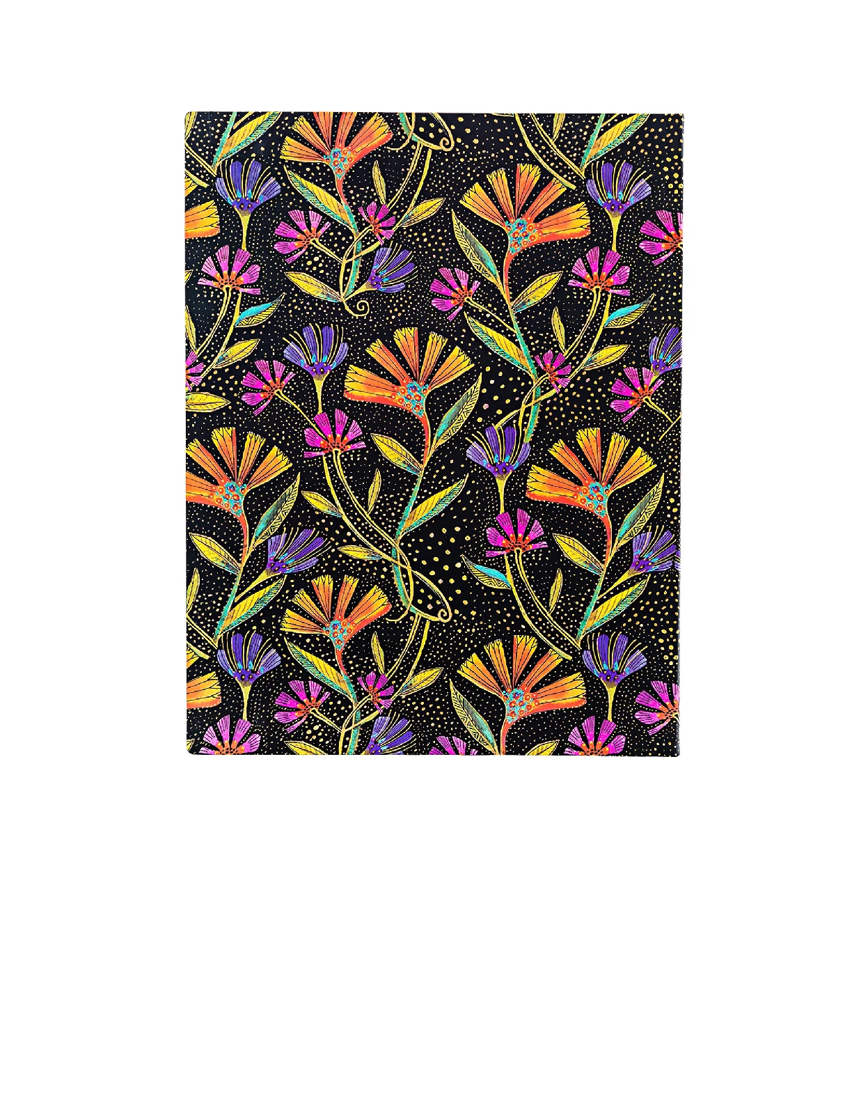 Wild Flowers, Playful Creations, Softcover Flexis, Ultra, Lined, Elastic Band, 176 Pg, 100 GSM