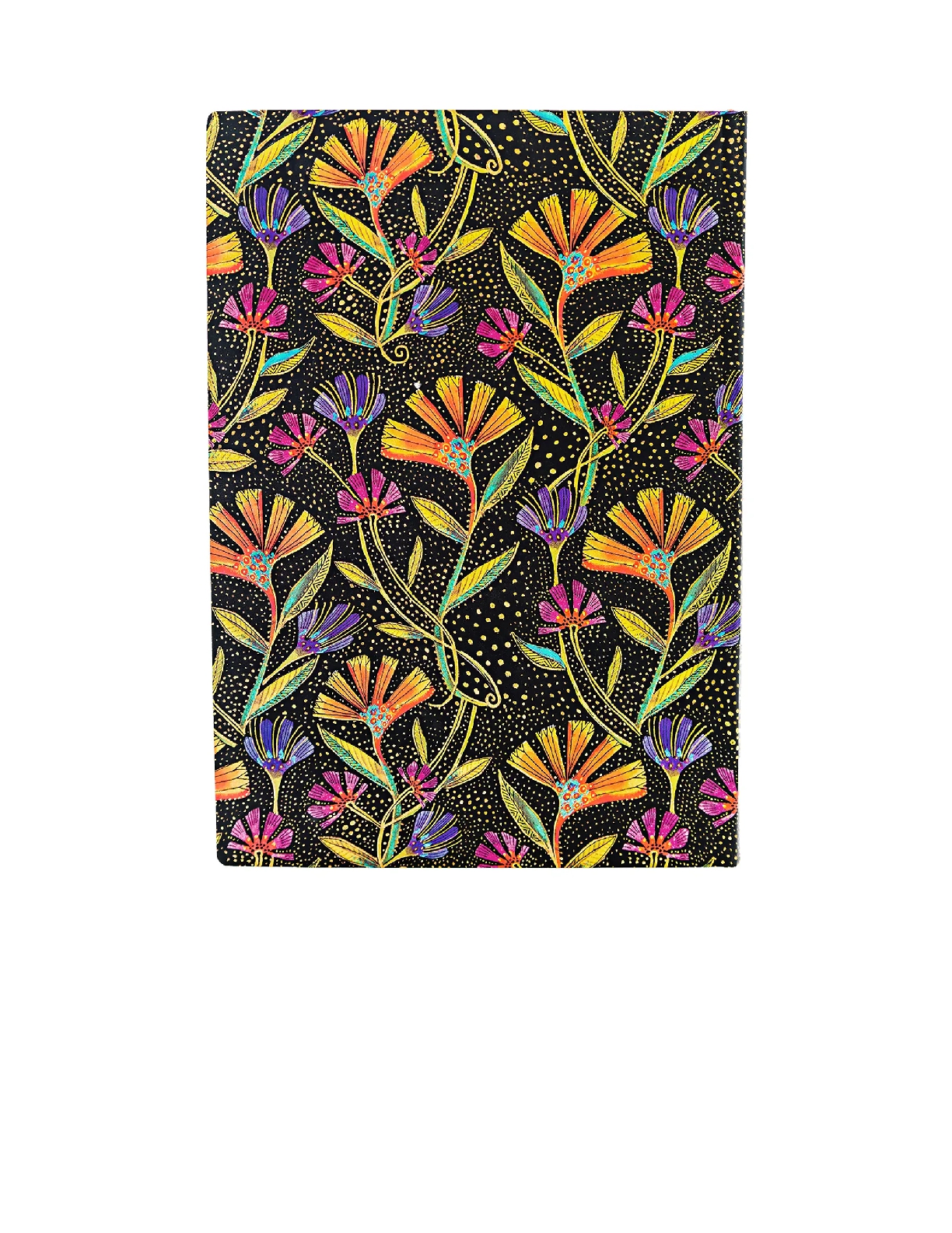 Wild Flowers Midi Lined Softcover Journal, 176pg, 100GSM, Laurel Burch Collection by Paperblanks (Playful Creations)