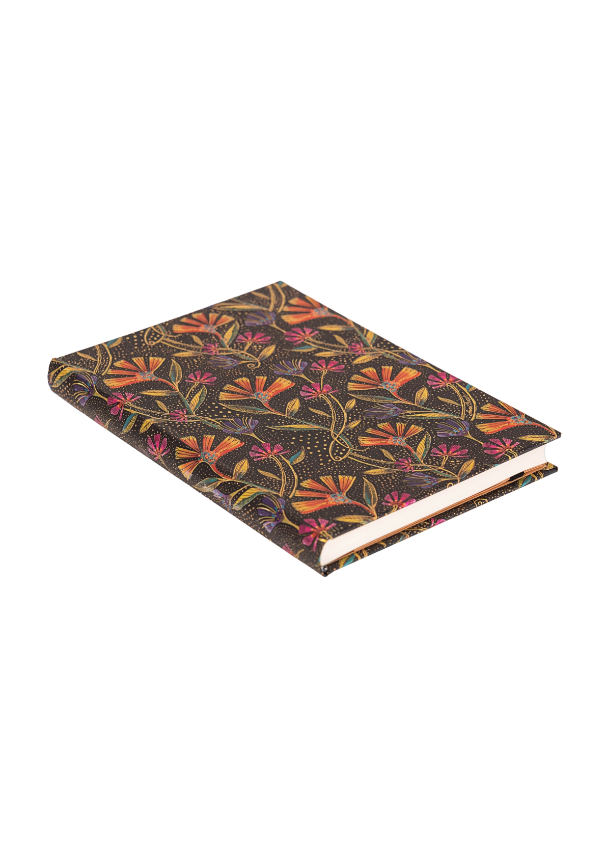 Wild Flowers Midi Hardcover Address Book, 144pg, 120GSM, Laurel Burch Collection by Paperblanks (Playful Creations)