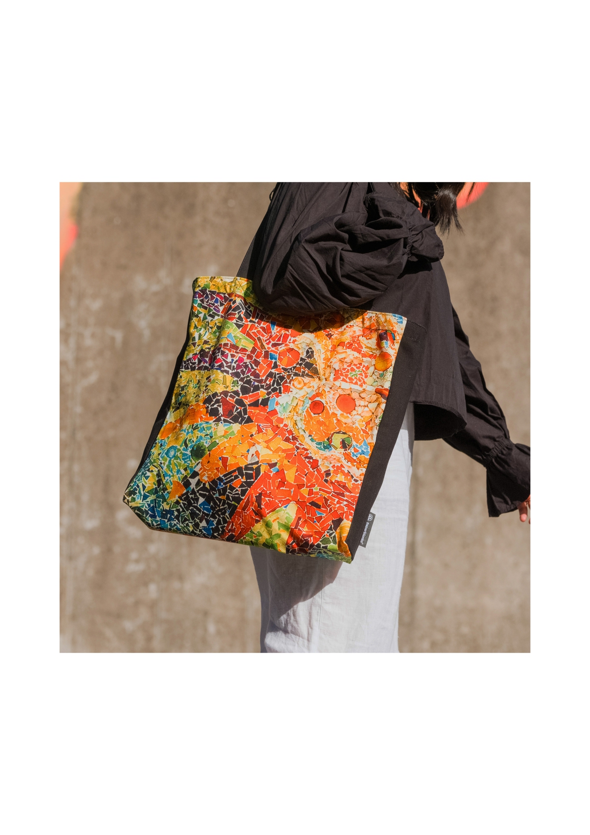Gaudi's Mosaics, Canvas Bag