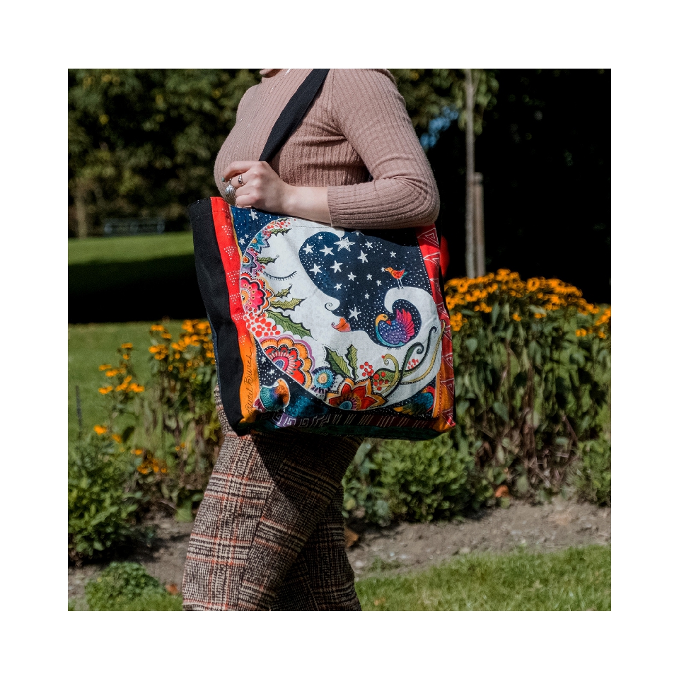 Peace Canvas Bag, Laurel Burch Collection by Paperblanks (Playful Creations)