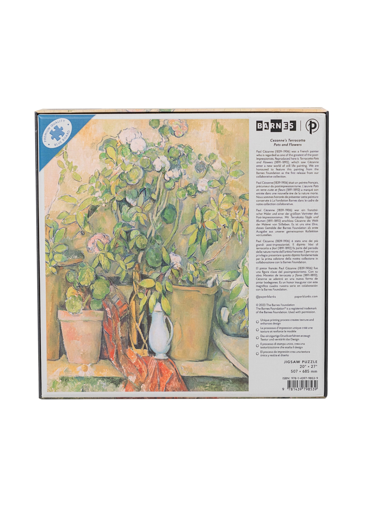 Cezanne's Terracotta Pots and Flowers, Puzzle, 1000 PC