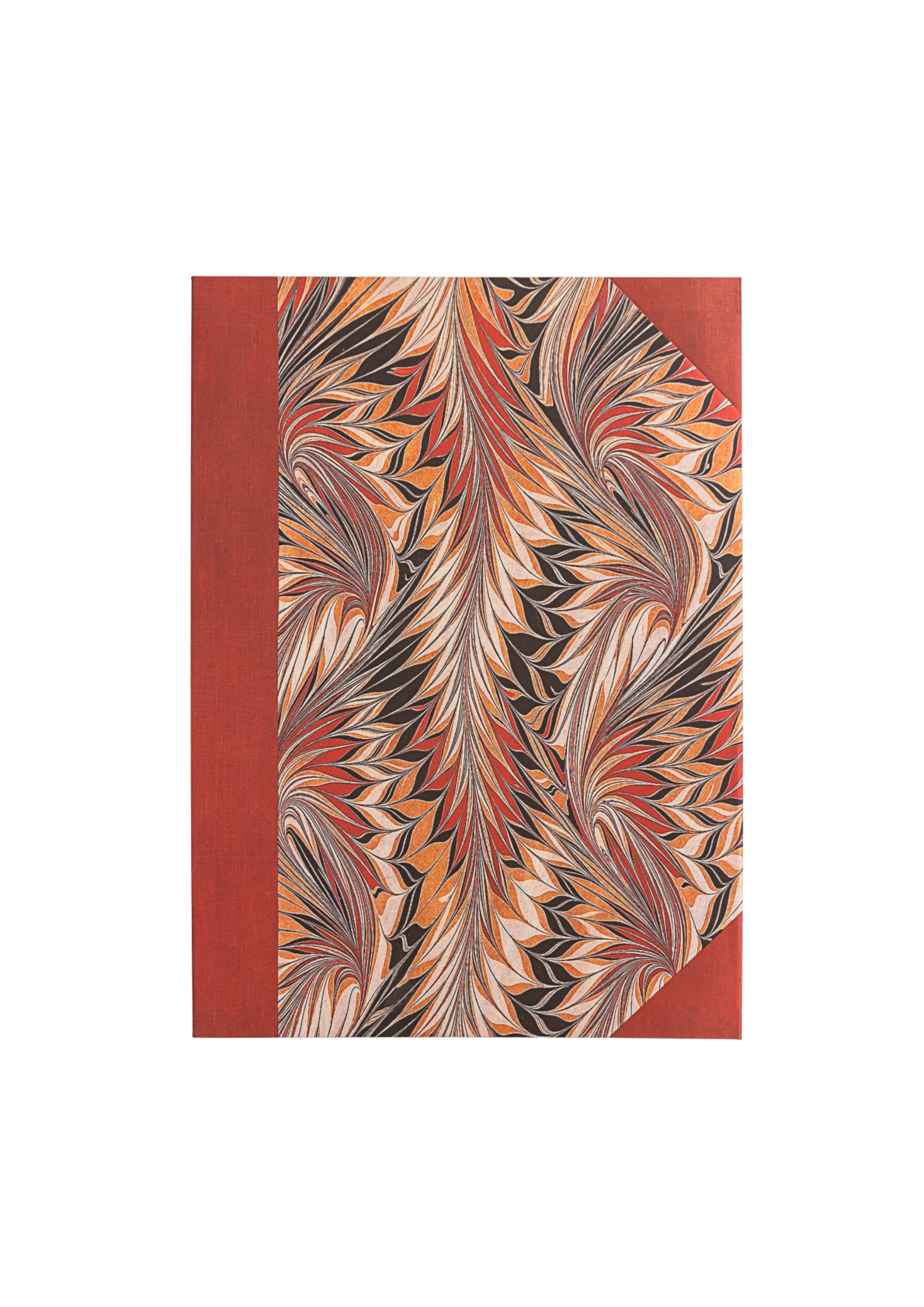 Cockerell Marbled Paper, Rubedo, Document Folder