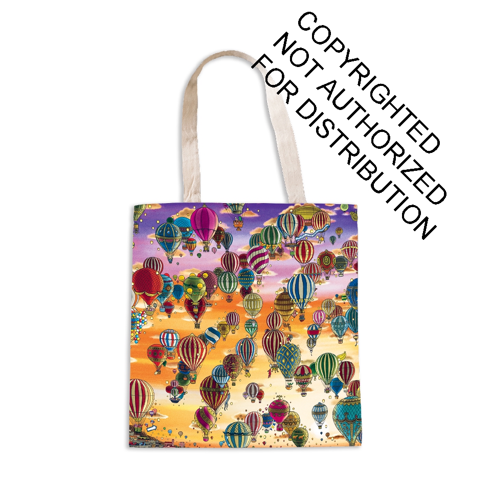 Balloon Festival/Sunset Ride Canvas Bag by Paperblanks (Pierre the Maze Detective)