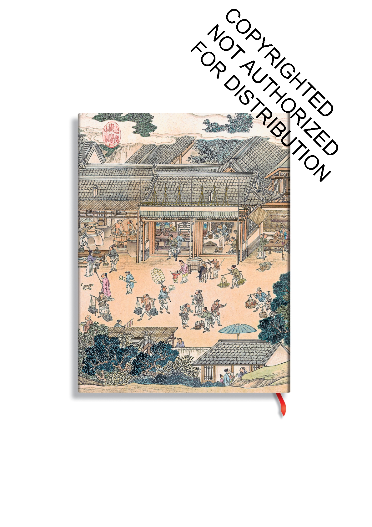 Golden Age of Prosperity Midi Lined Hardcover Journal, 144pg, 120GSM, Deji Art Museum Collection by Paperblanks (An Era in Jinling)