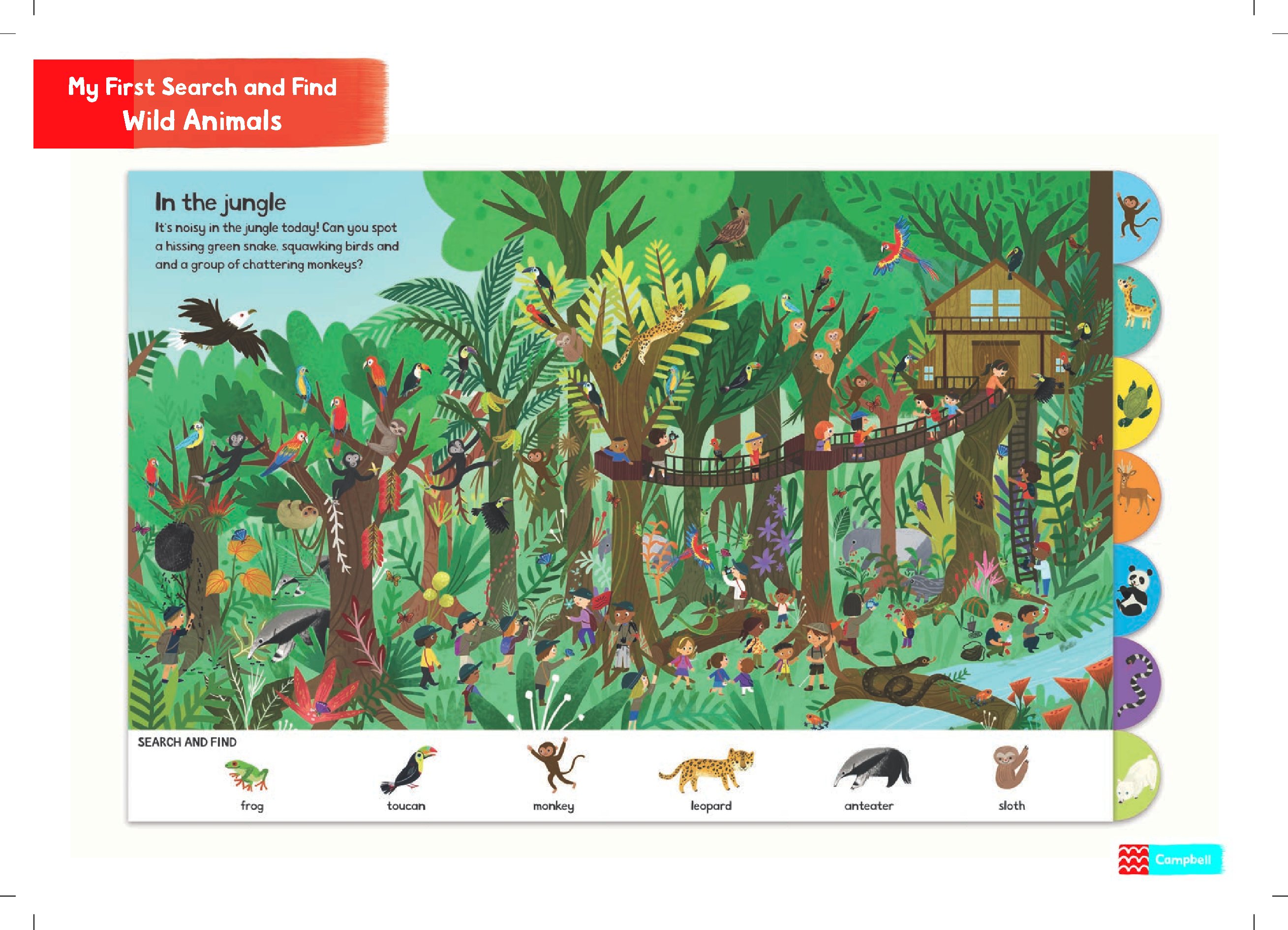 My First Search and Find: Wild Animals