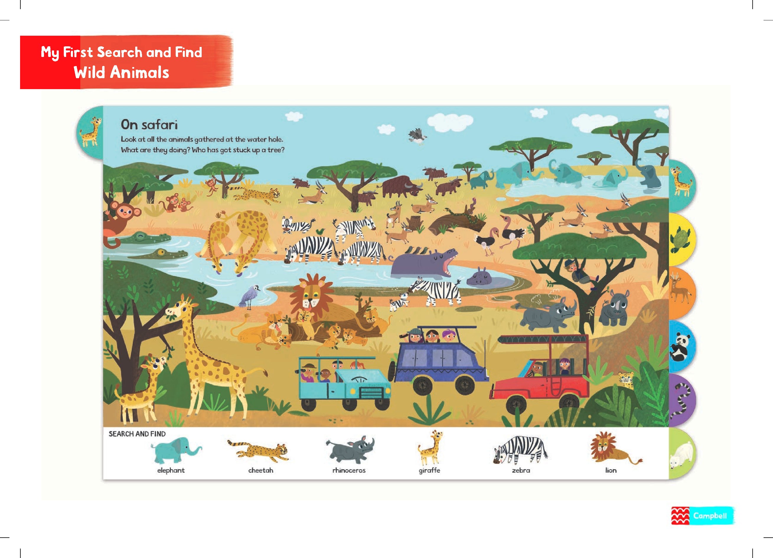 My First Search and Find: Wild Animals