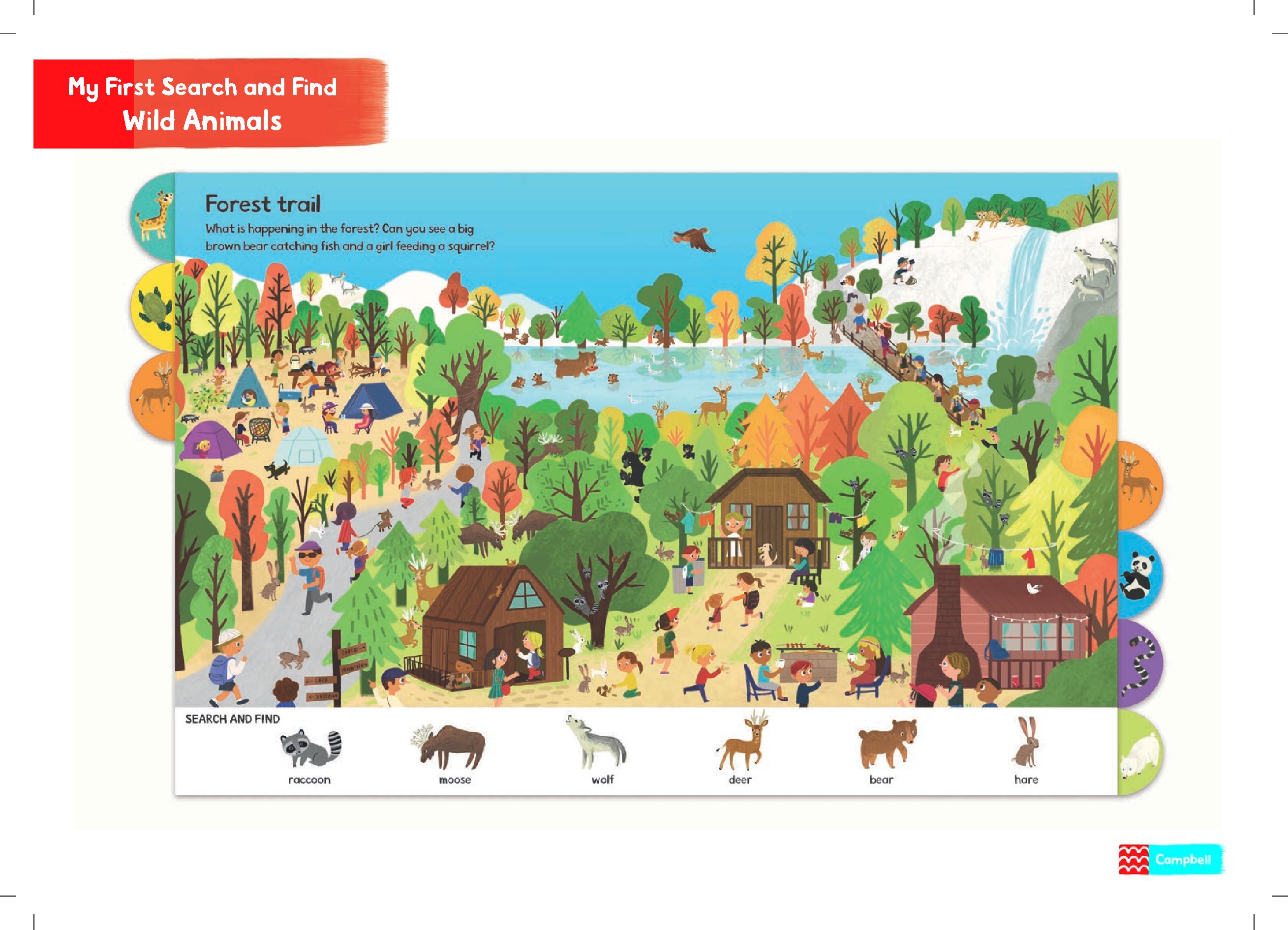 My First Search and Find: Wild Animals