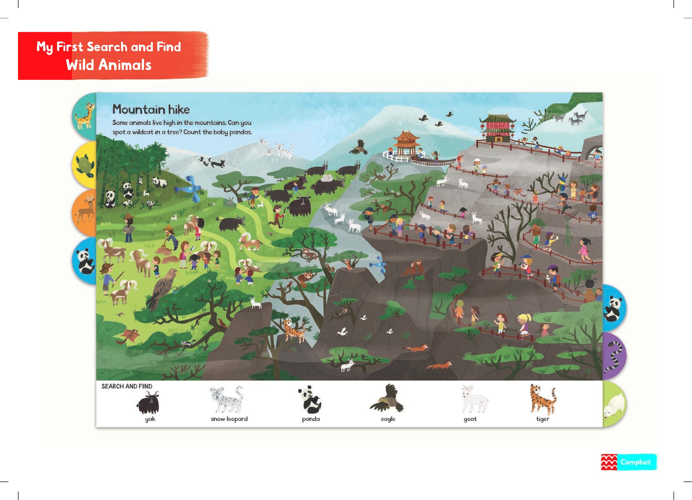 My First Search and Find: Wild Animals