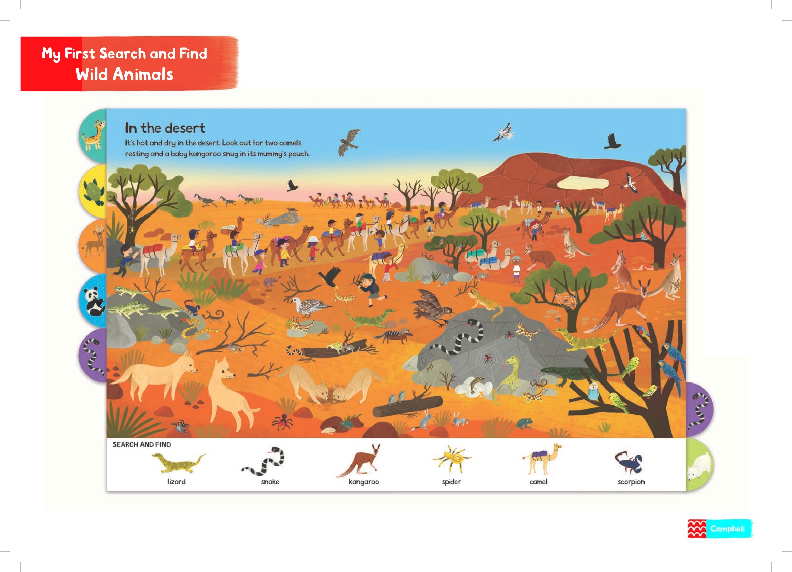 My First Search and Find: Wild Animals