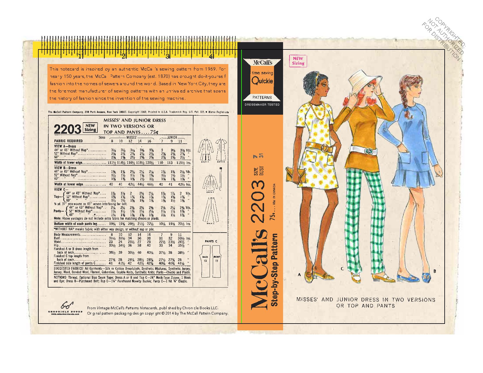 Vintage McCall's Patterns Notecards