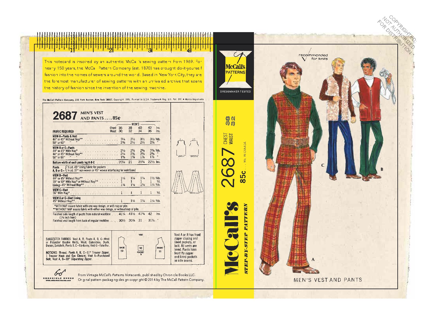 Vintage McCall's Patterns Notecards
