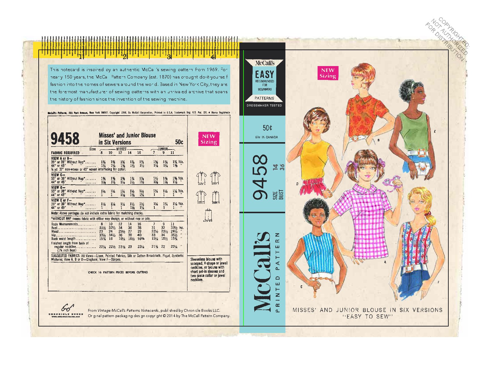 Vintage McCall's Patterns Notecards