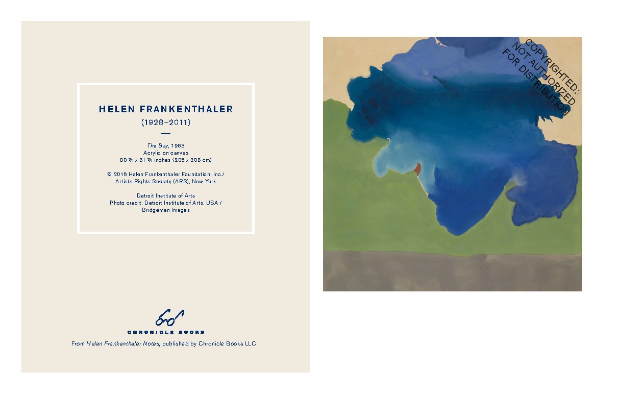 Helen Frankenthaler Notes