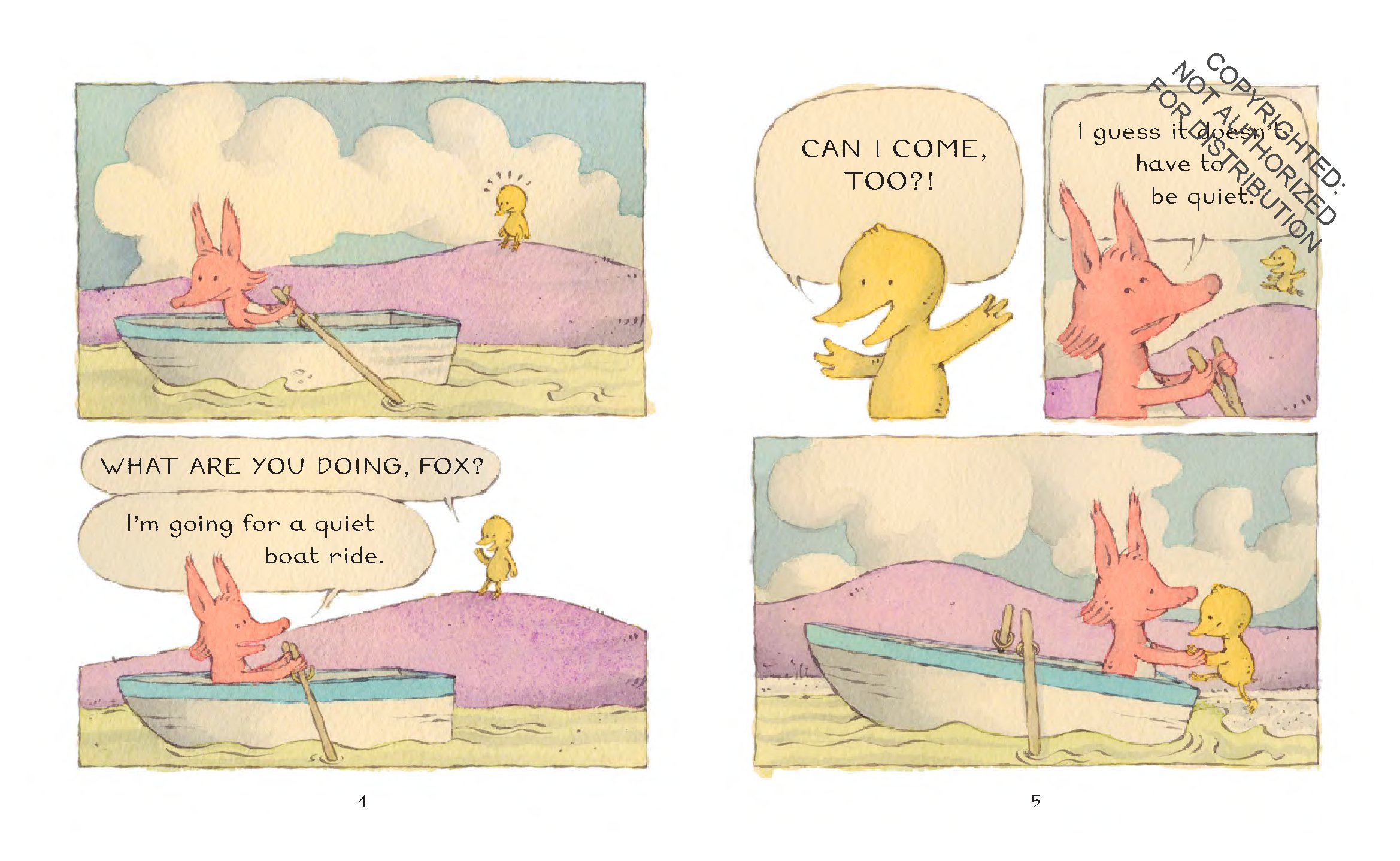 Fox & Chick: The Quiet Boat Ride and Other Stories (Early Chapter for Kids, Books about Friendship, Preschool Picture Books)