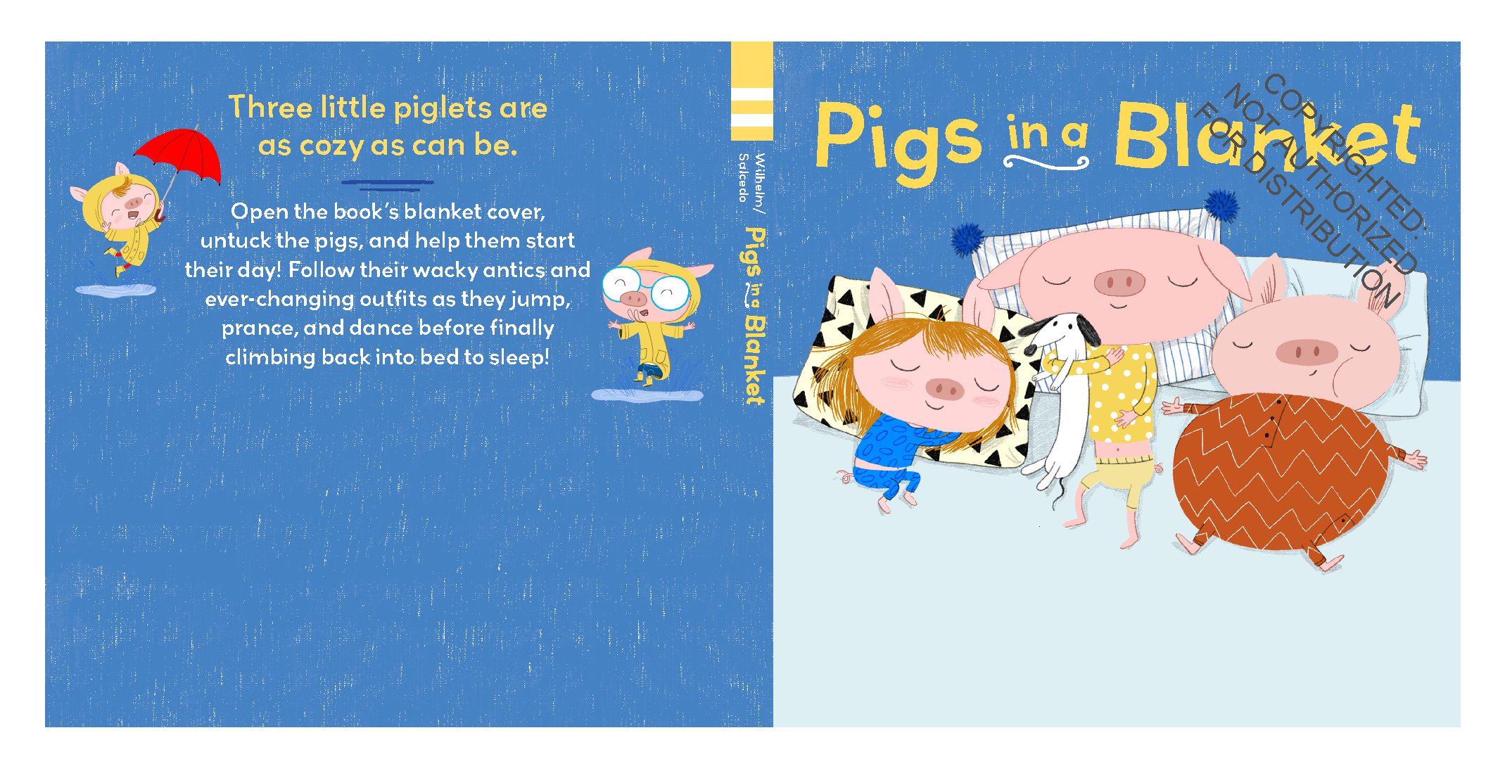Pigs in a Blanket (Board Books for Toddlers, Bedtime Stories, Goodnight Board Book)