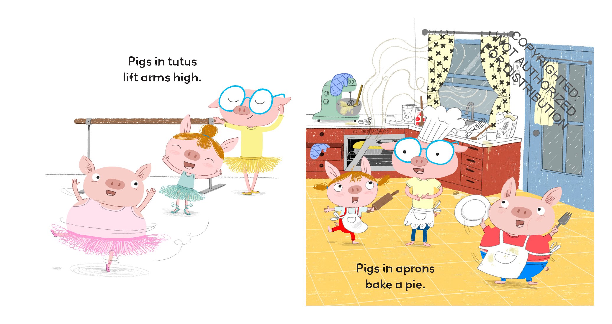 Pigs in a Blanket (Board Books for Toddlers, Bedtime Stories, Goodnight Board Book)