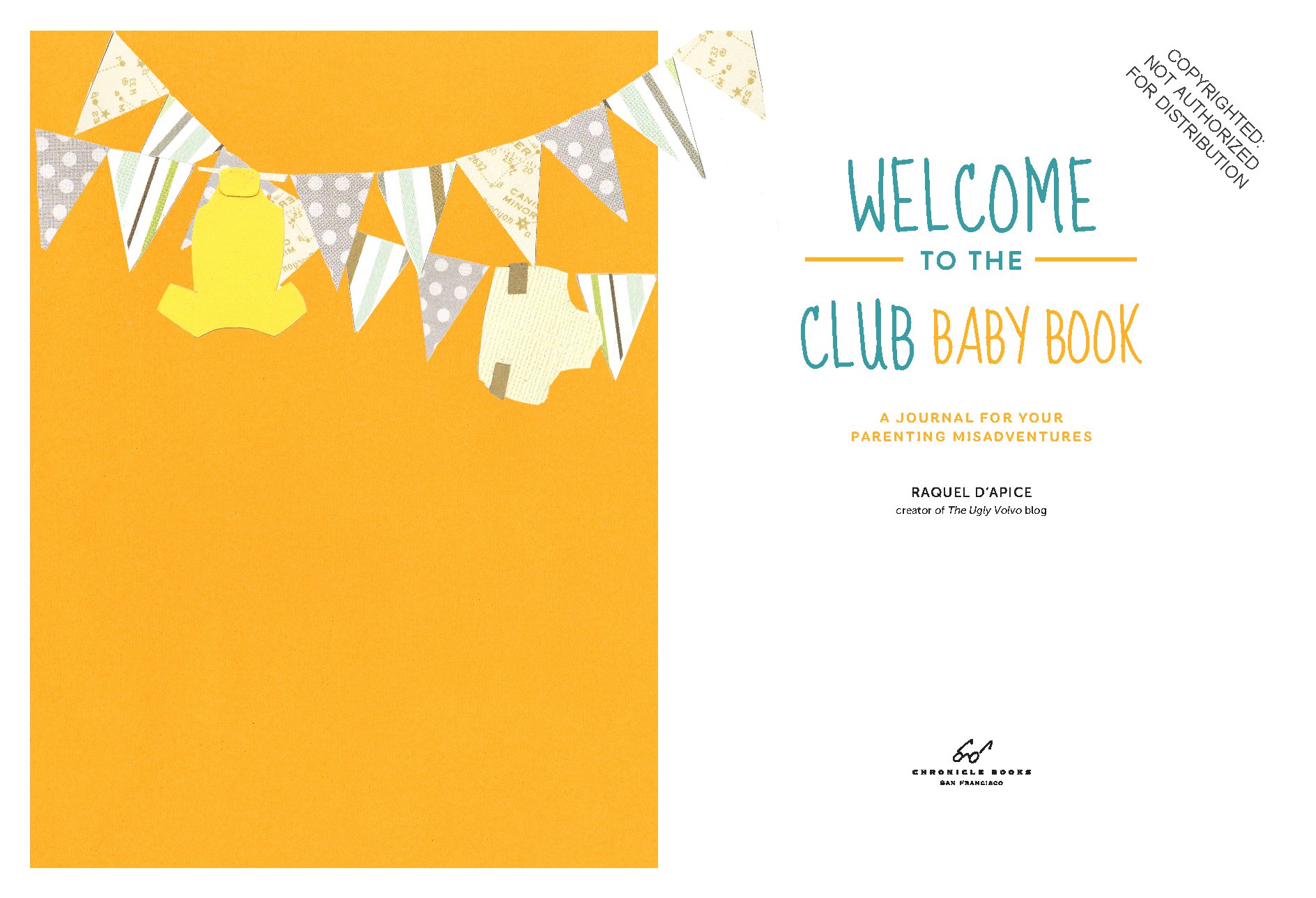Welcome to the Club Baby Book