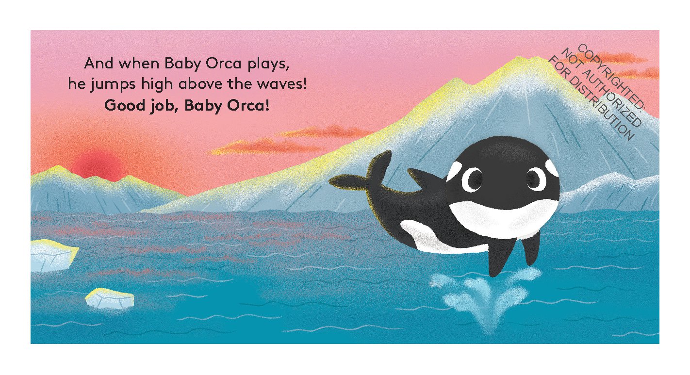 Baby Orca: Finger Puppet Book (Puppet Book for Babies, Baby Play Book, Interactive Baby Book)