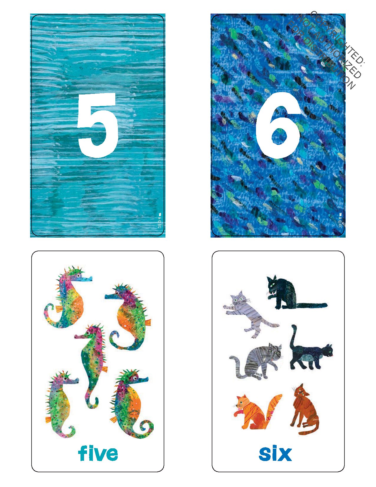 World of Eric Carle (TM) Numbers & Counting Flash Cards