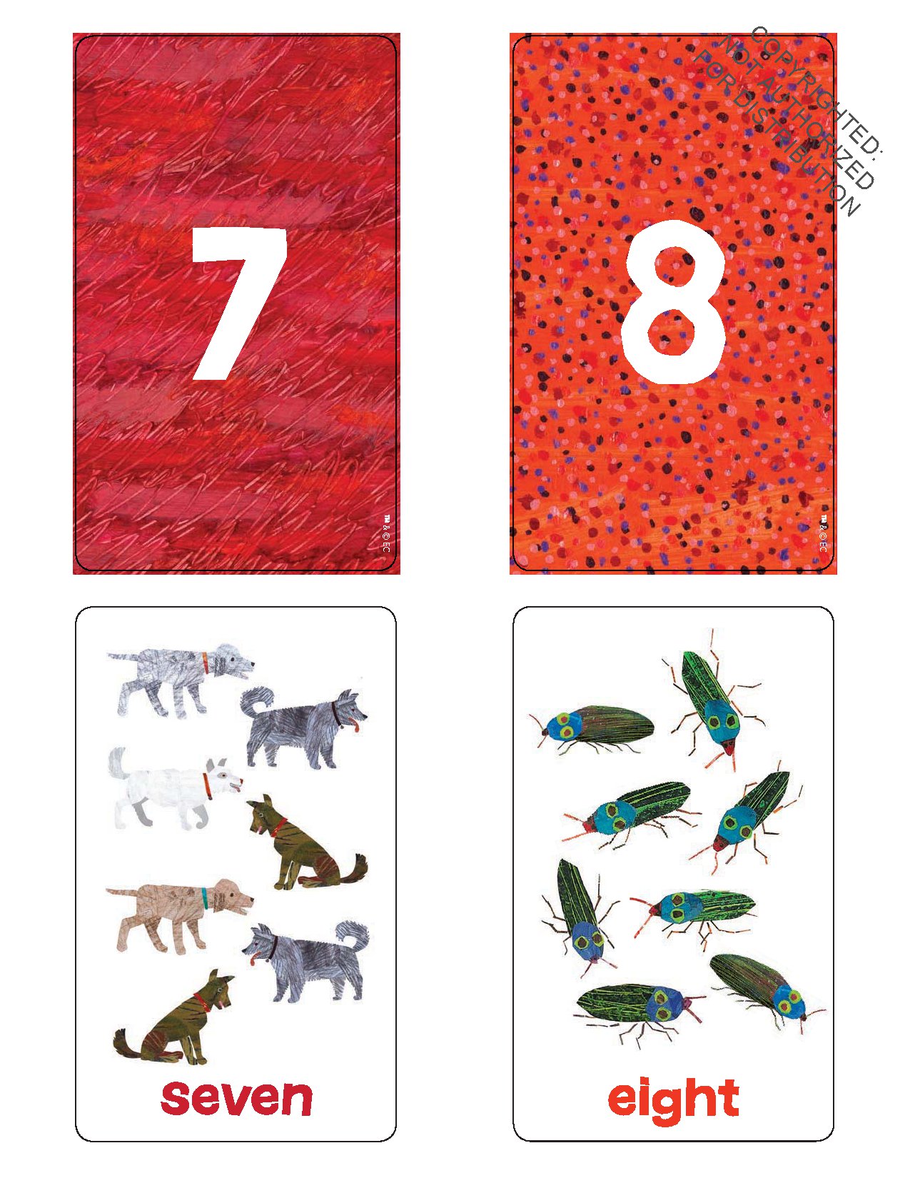 World of Eric Carle (TM) Numbers & Counting Flash Cards