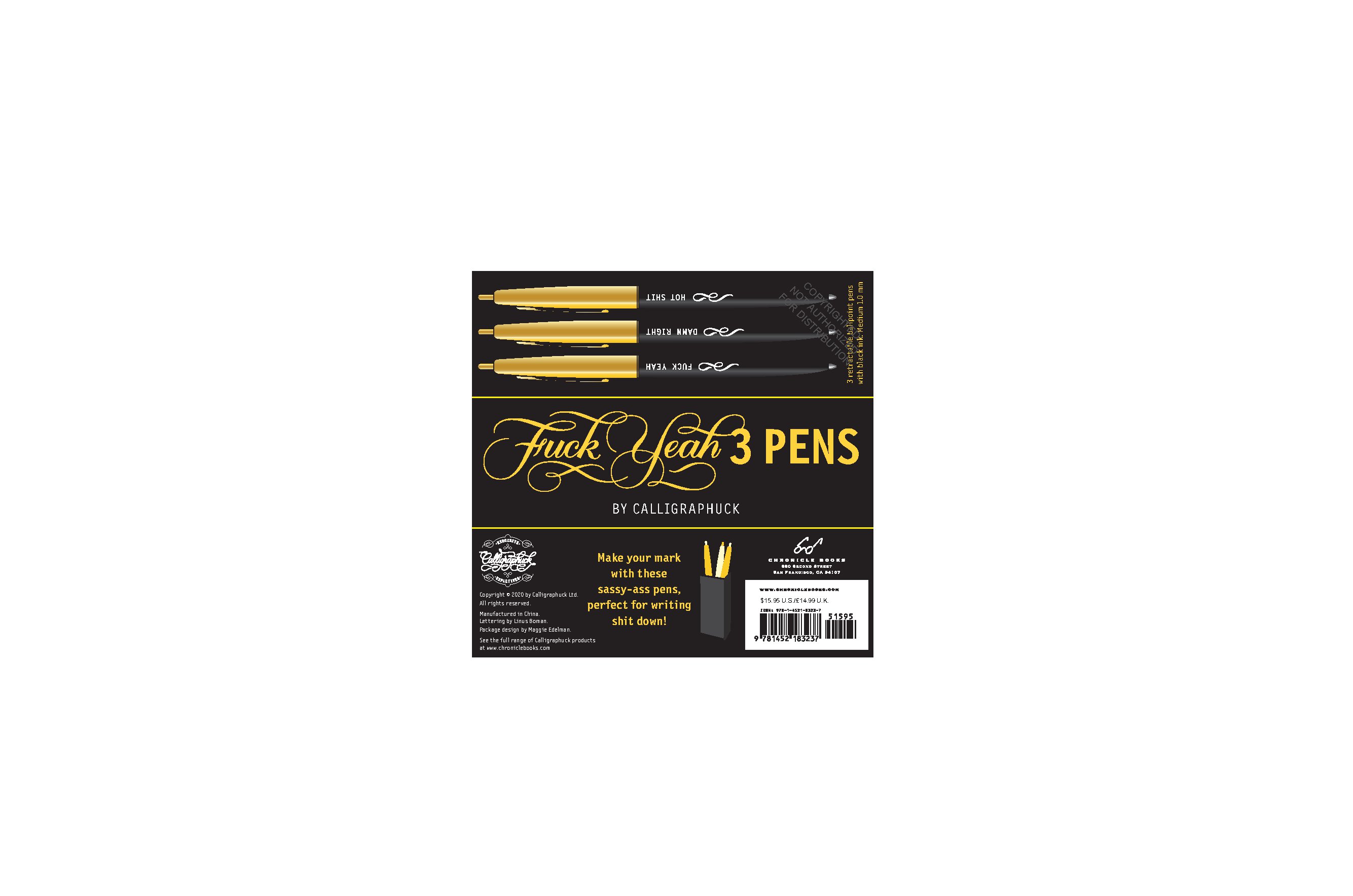 Fuck Yeah: Three Pens