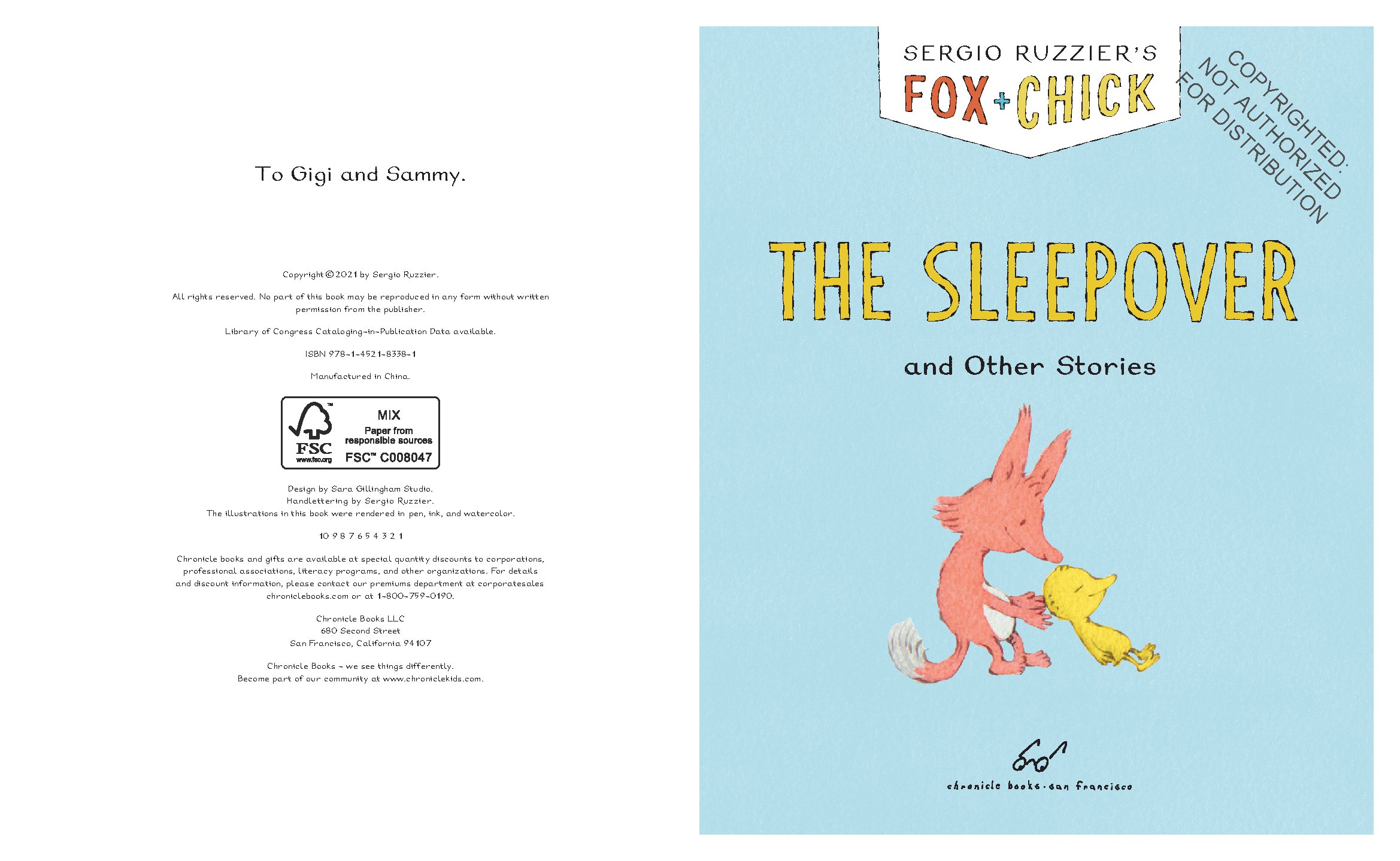Fox & Chick: The Sleepover
