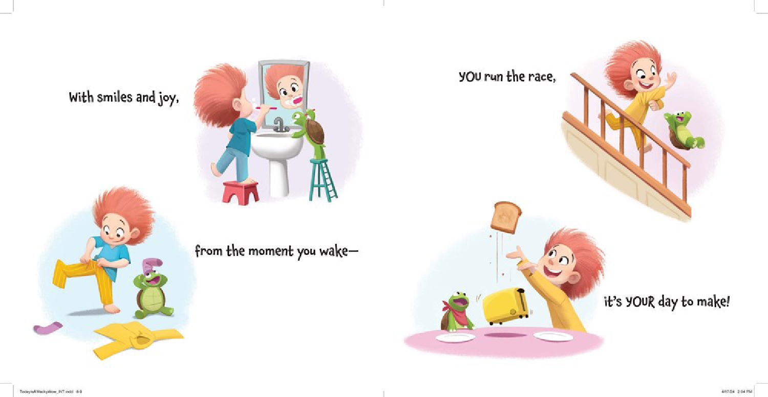 Today Is a Wacky Wow, Squiggle Giggle, Noodle Caboodle Day!