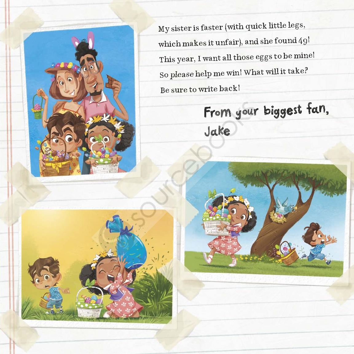 When the Easter Bunny Wrote Back!