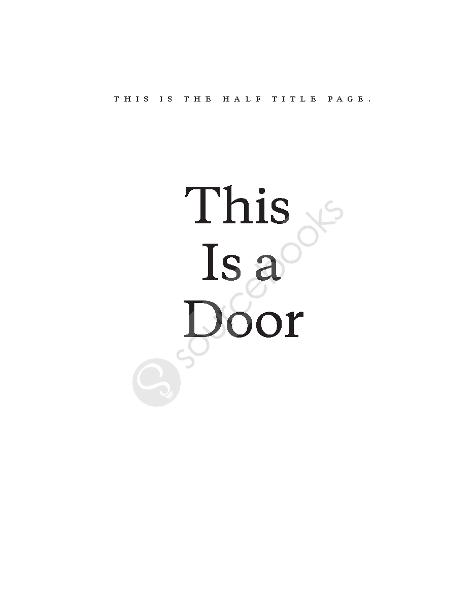 This Is a Door