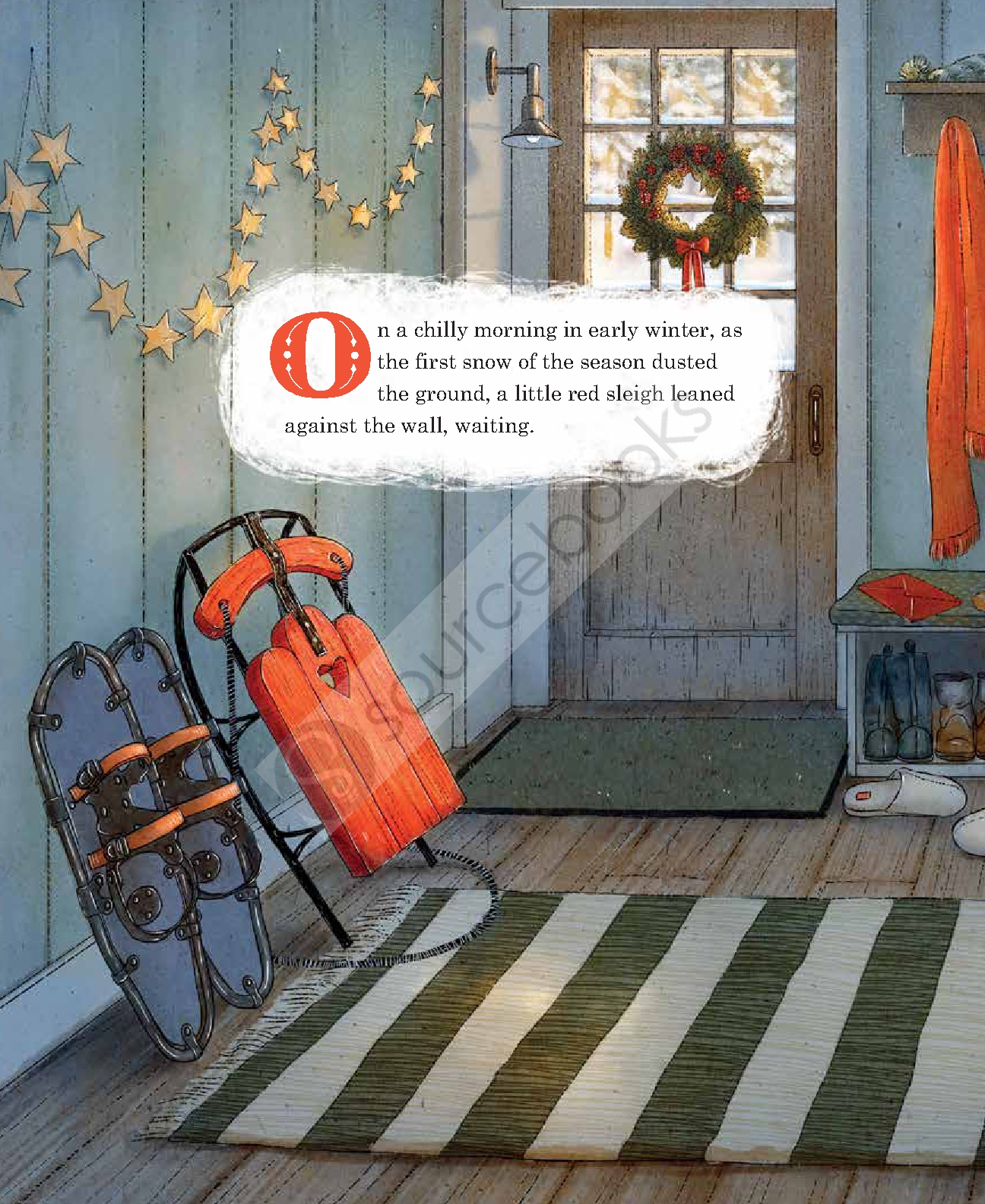 Little Red Sleigh Soars with Santa