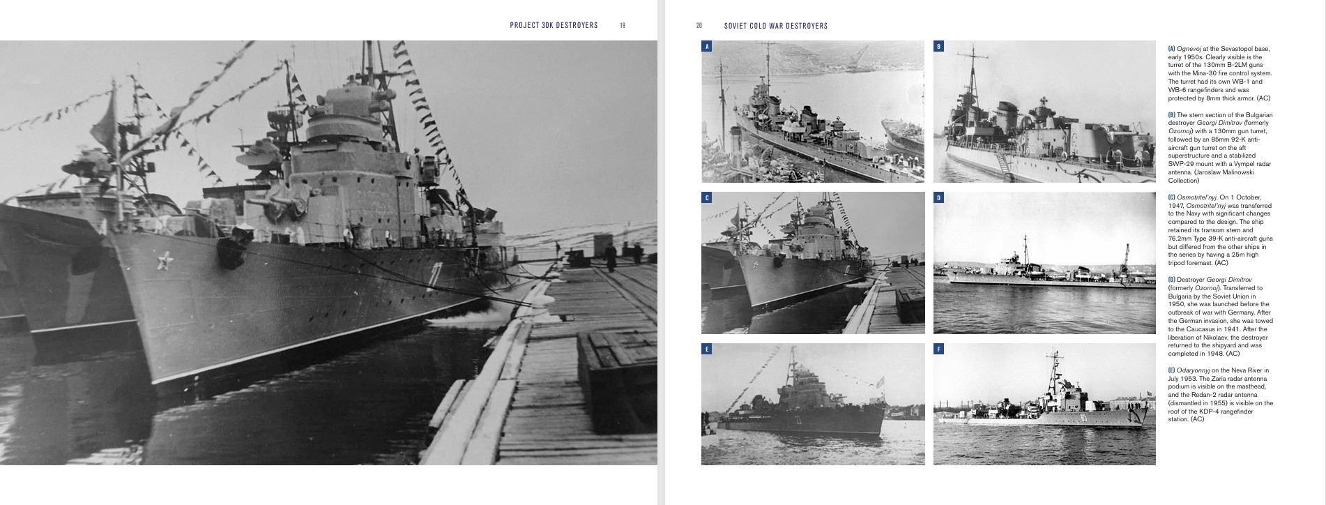 Soviet Cold War Destroyers