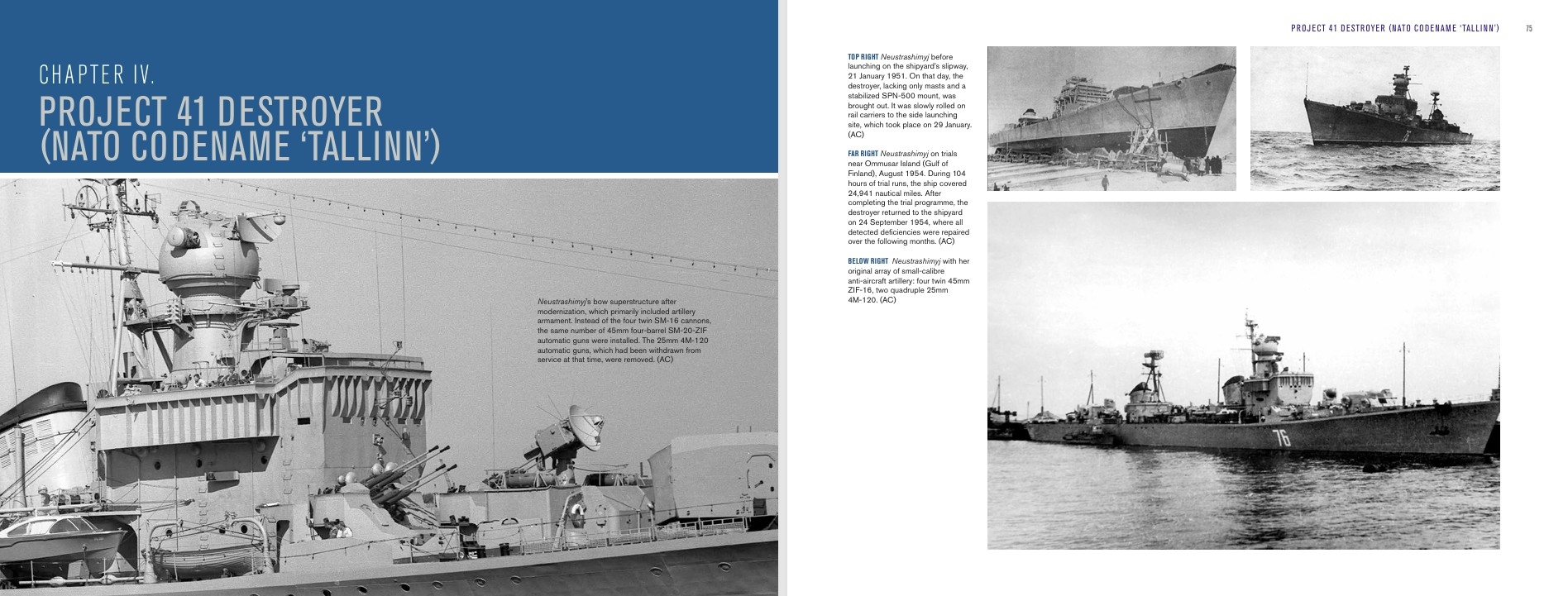 Soviet Cold War Destroyers