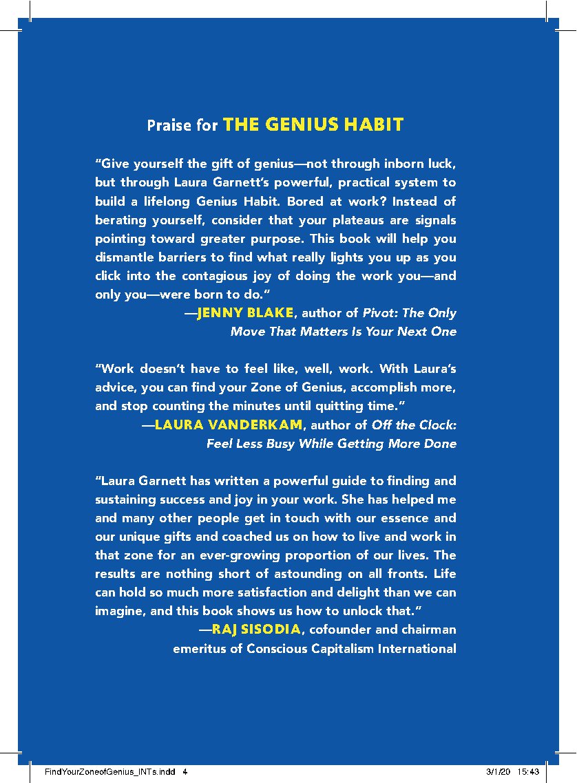 Find Your Zone of Genius
