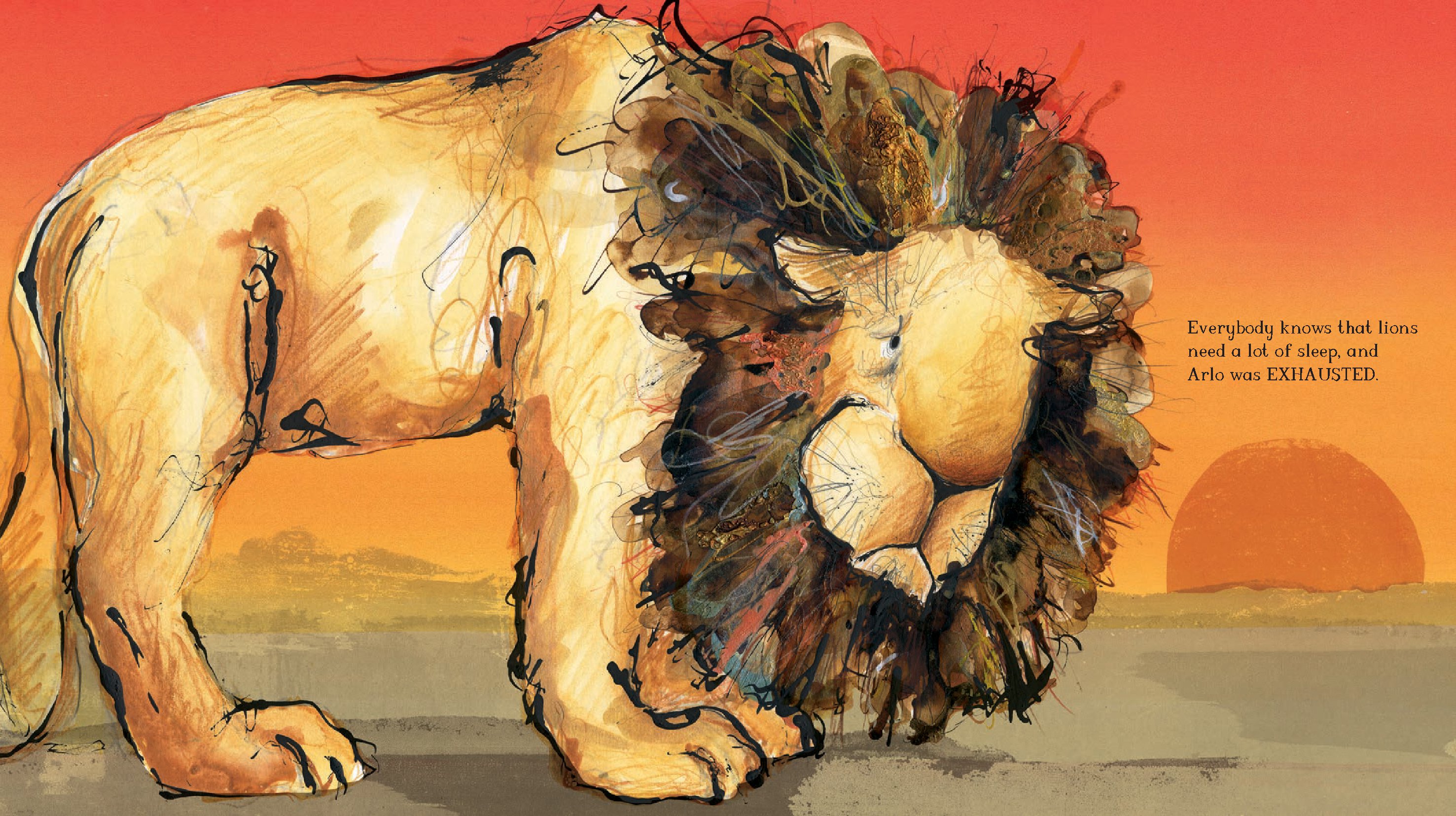 Arlo The Lion Who Couldn't Sleep
