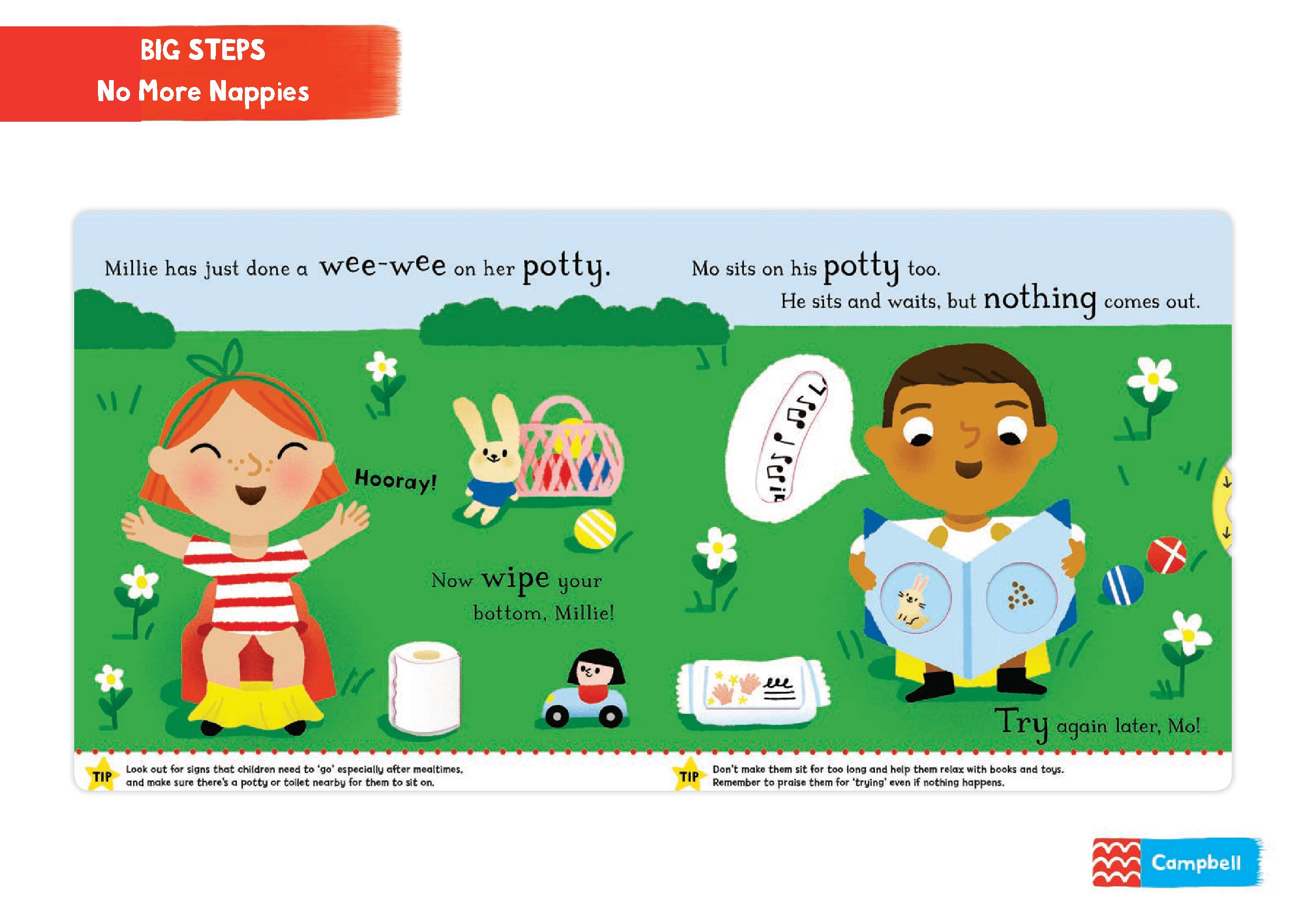 Big Steps: No More Nappies