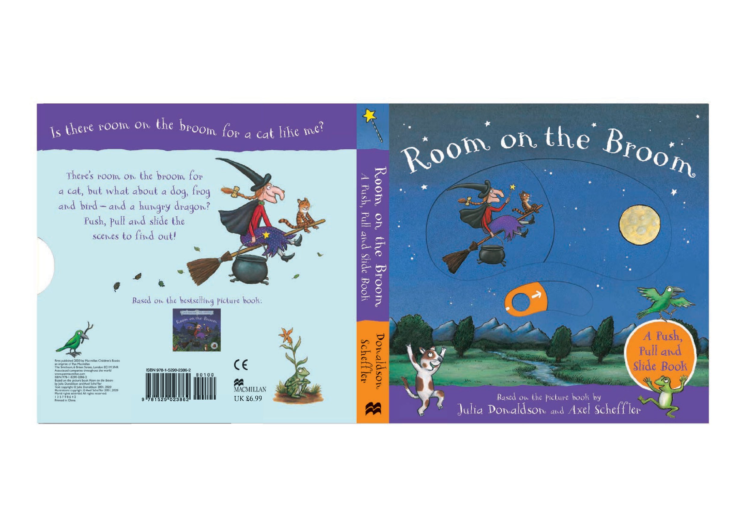 Room on the Broom: A Push, Pull and Slide Book