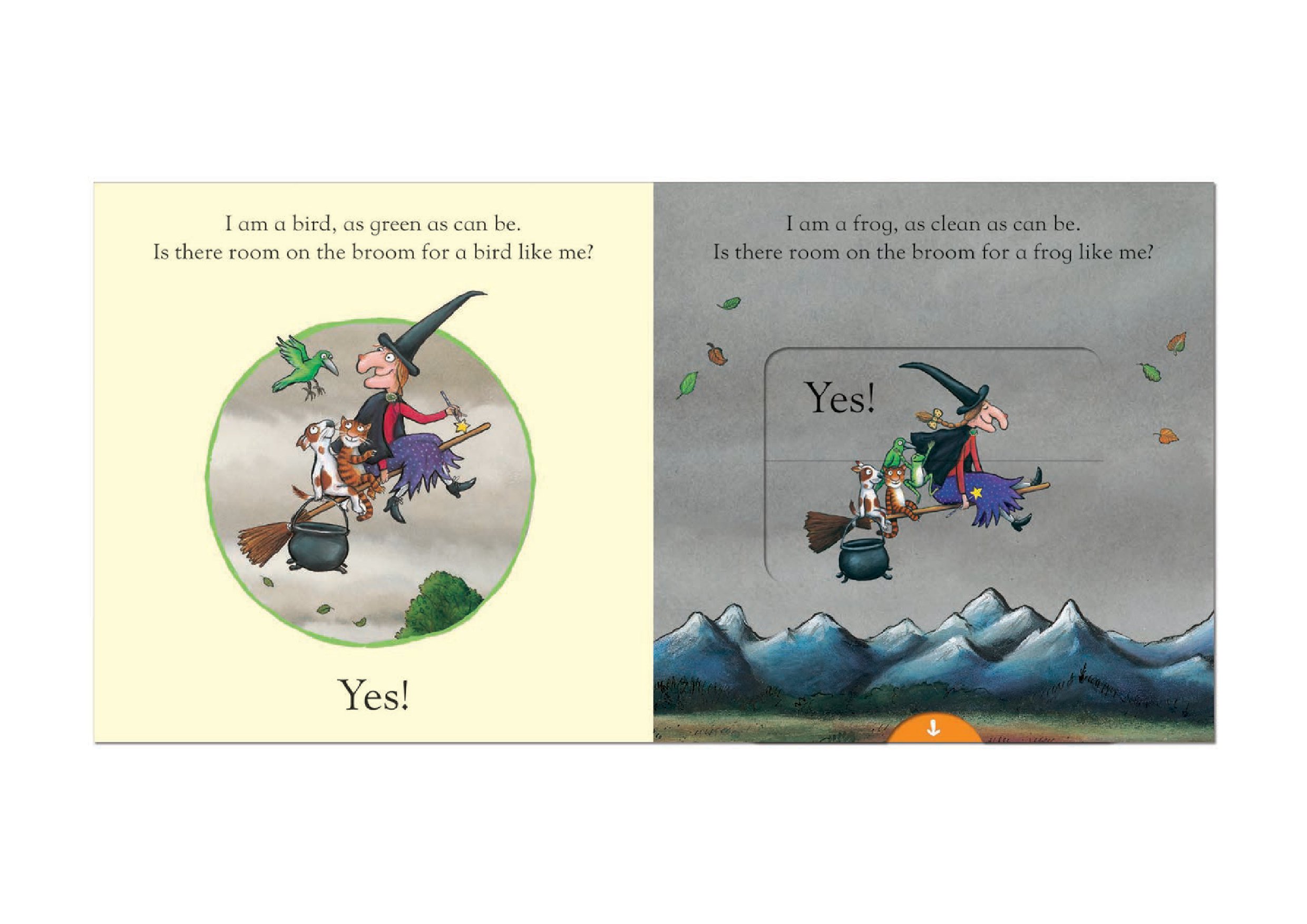 Room on the Broom: A Push, Pull and Slide Book
