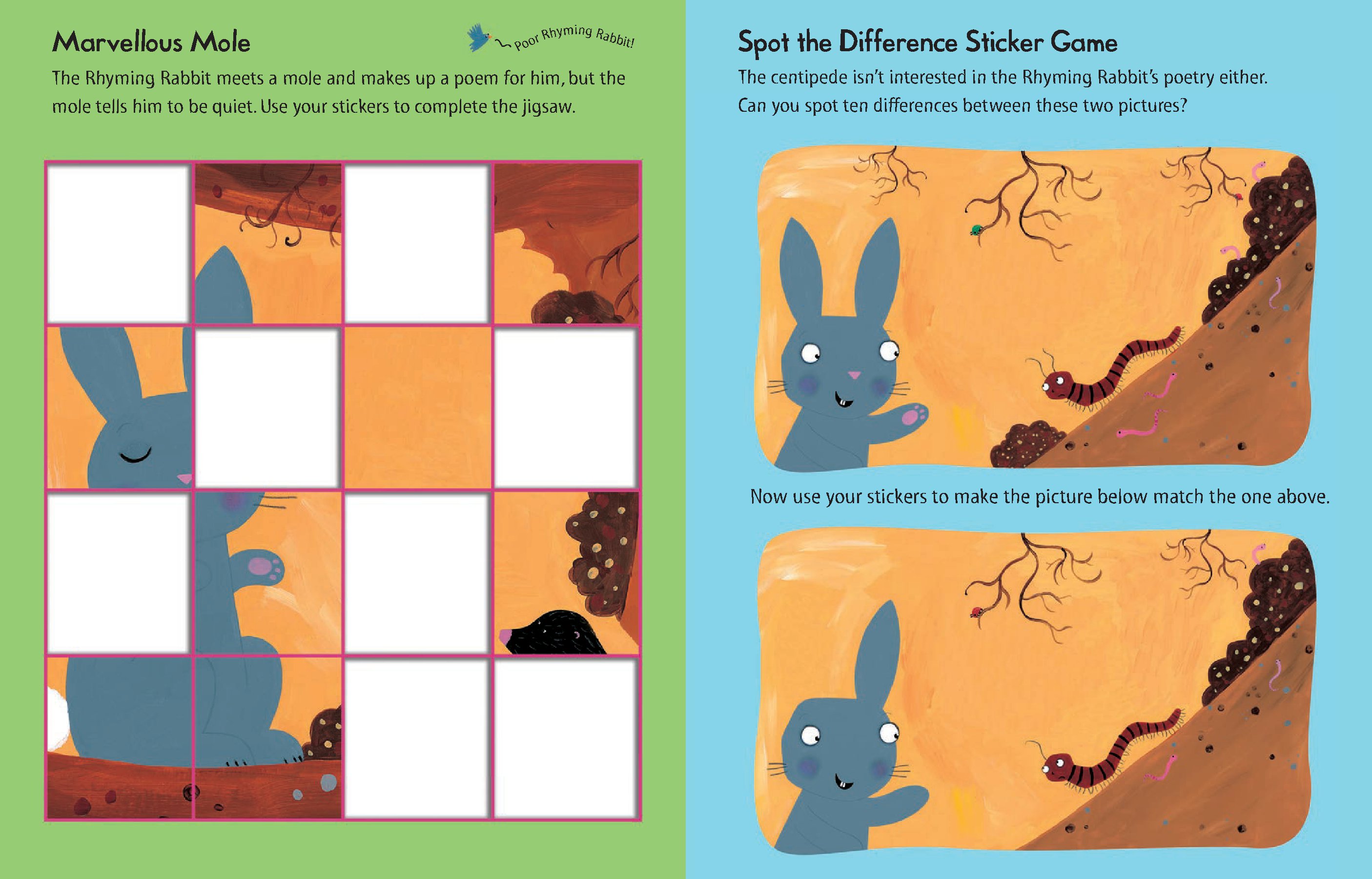 The Rhyming Rabbit Sticker Activity Book