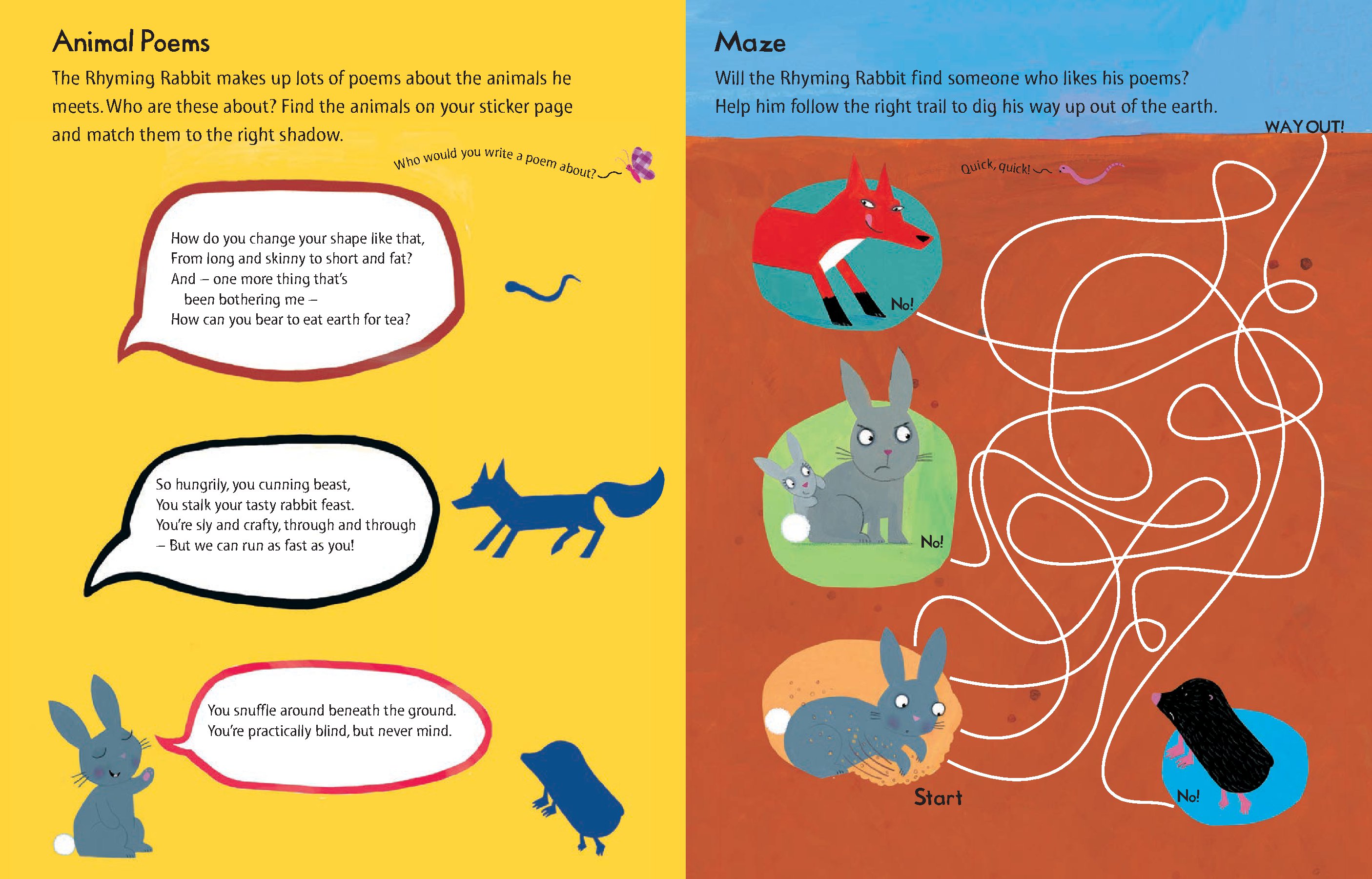 The Rhyming Rabbit Sticker Activity Book