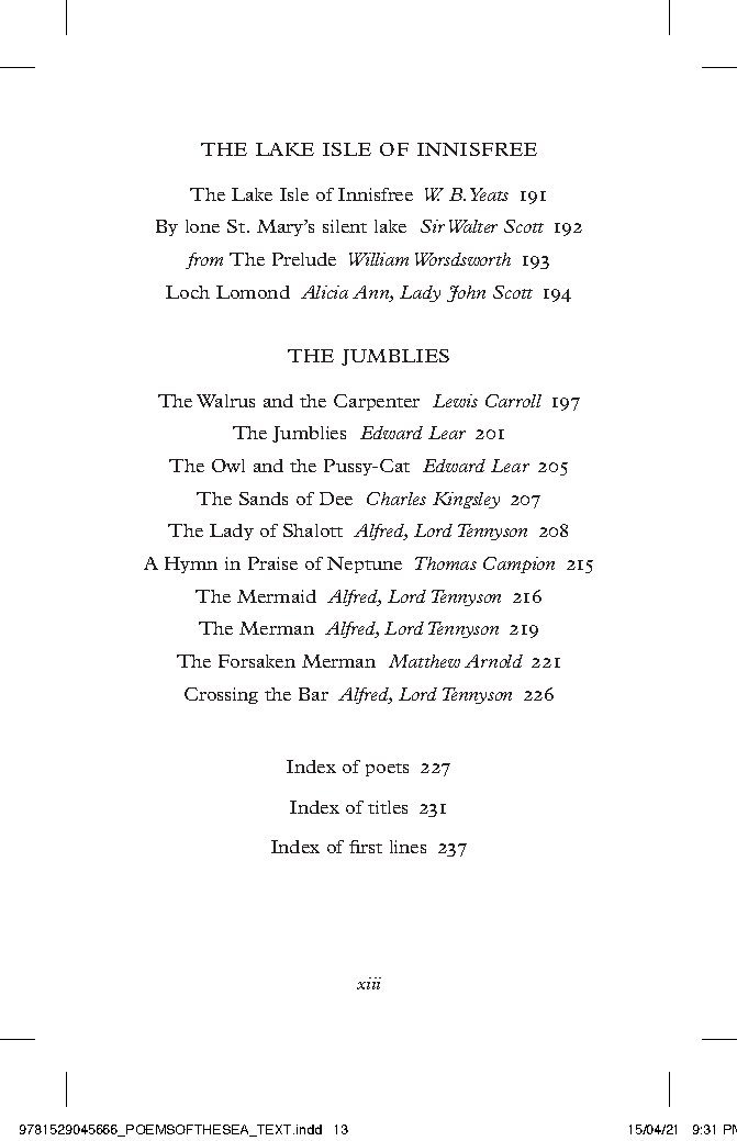 Poems of the Sea