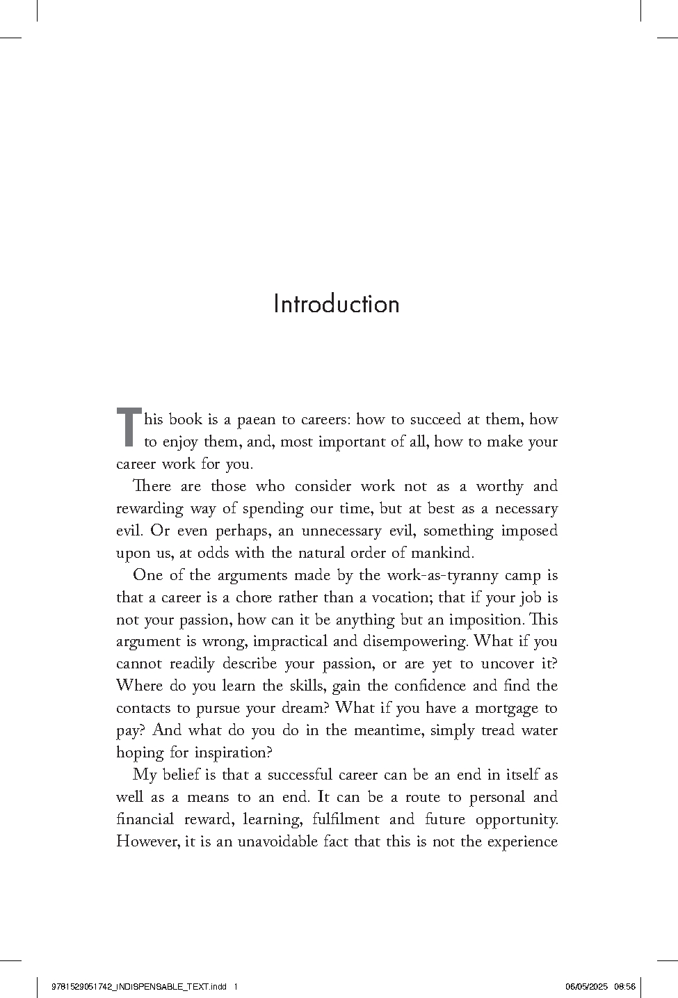 Indispensable