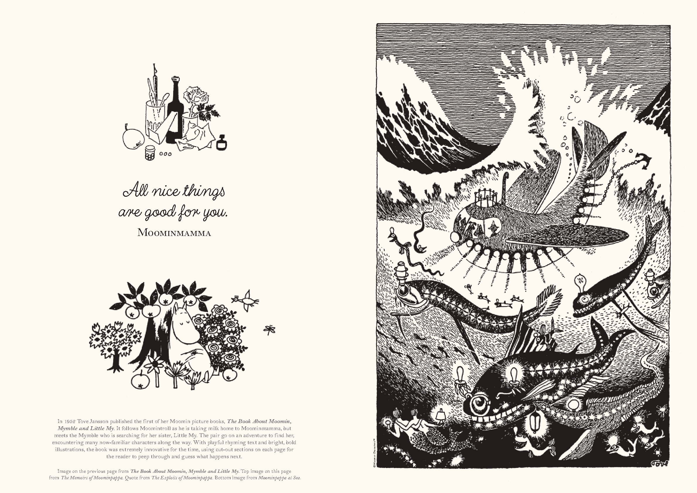 Moomin Pull-Out Prints
