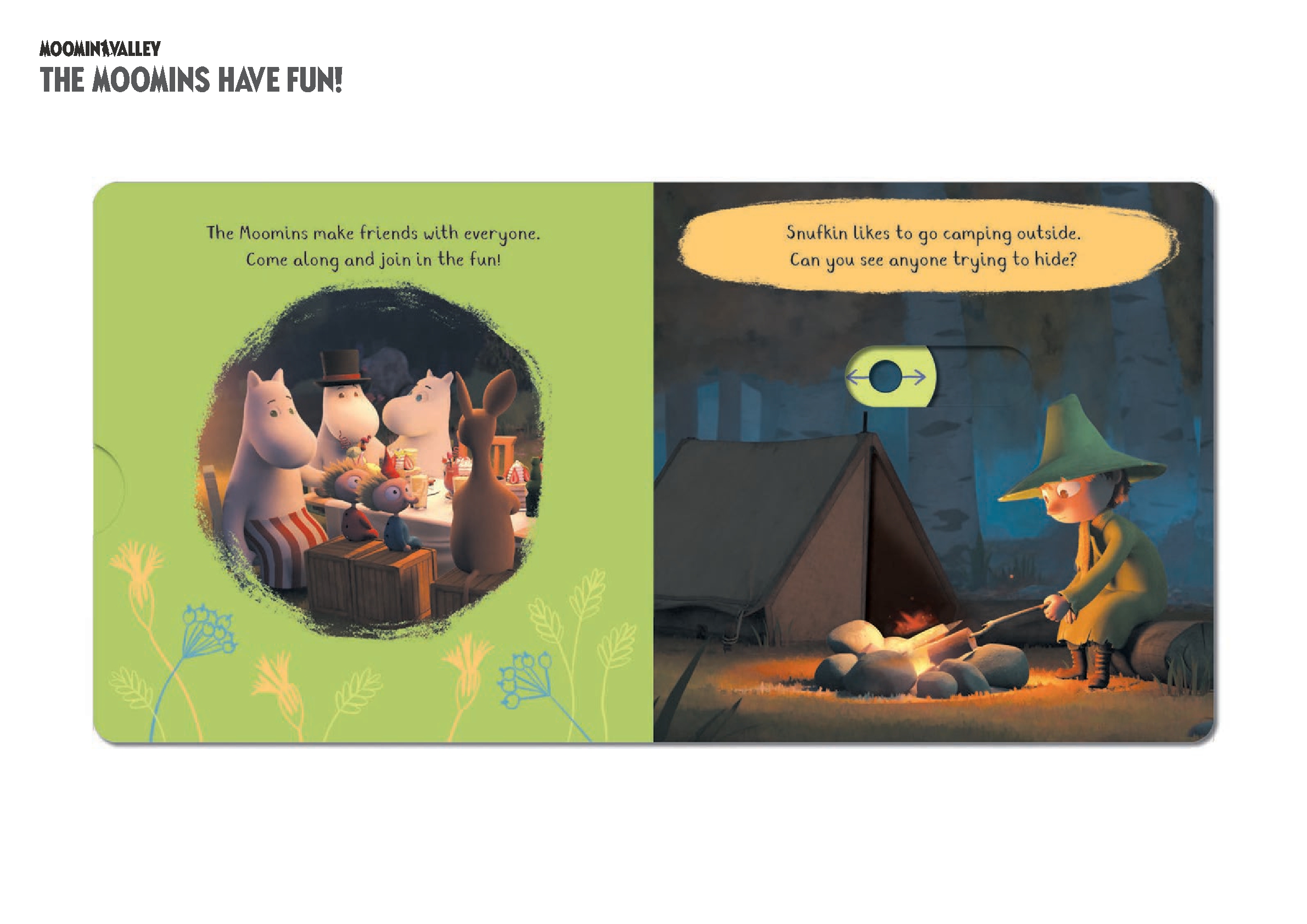 The Moomins Have Fun: A Push, Pull and Slide Book