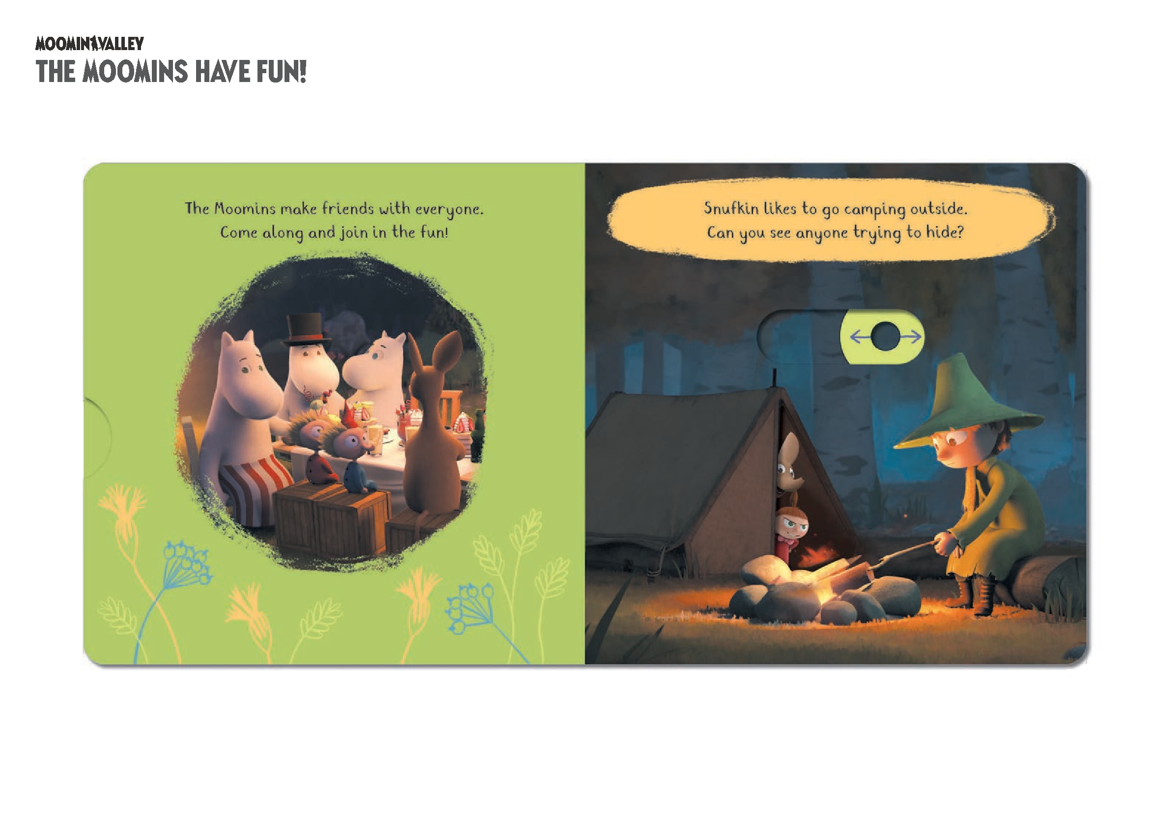 The Moomins Have Fun: A Push, Pull and Slide Book